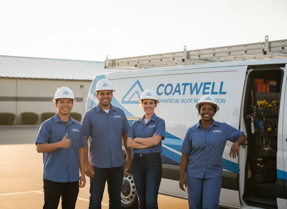 Commercial roof coating company in Kendall, NY
